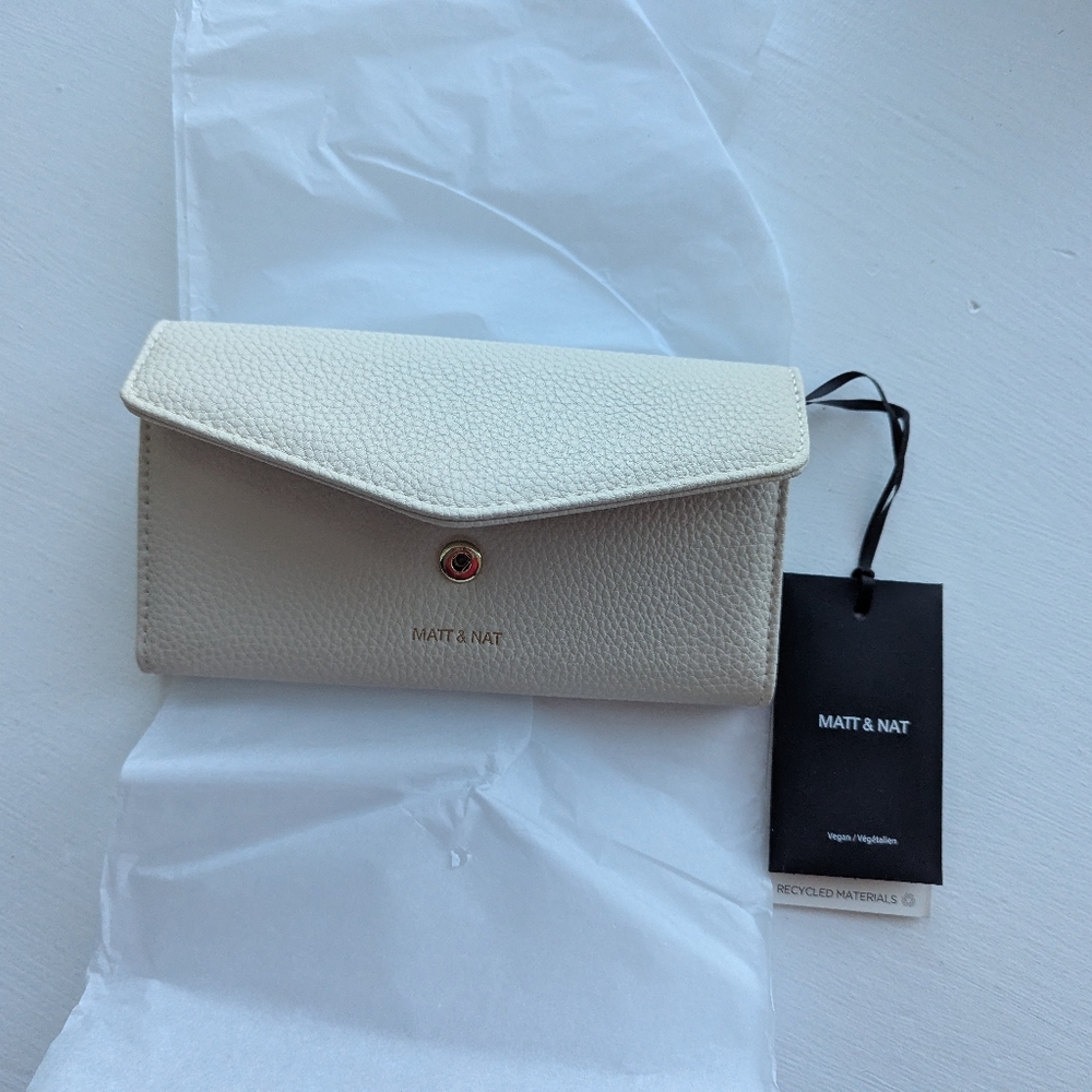Matt & Nat Cream Wallet
